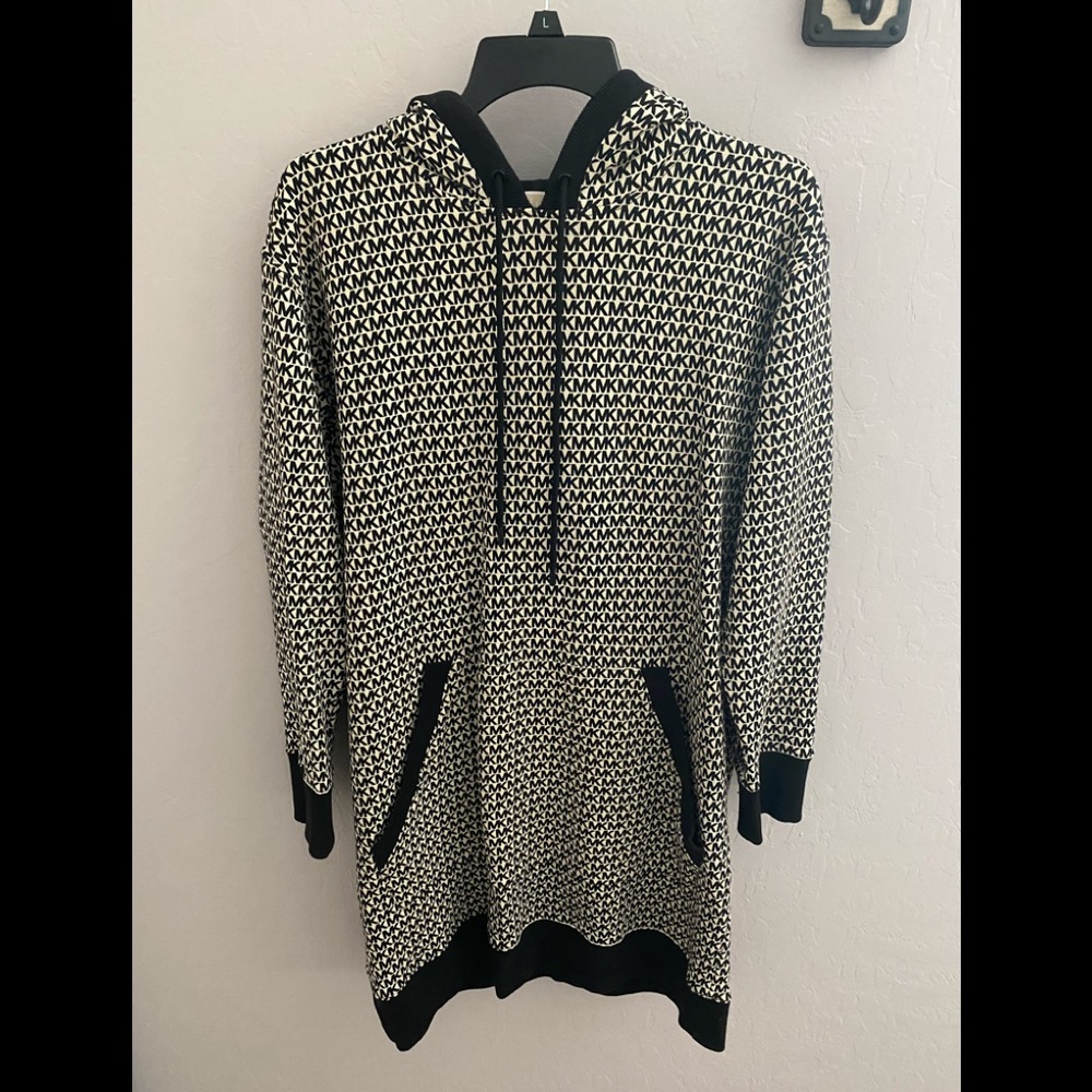 Michael Kors Logo Hoodie Dress